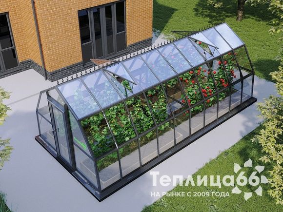 Теплица Рада Исеть под стекло 3х4 метра